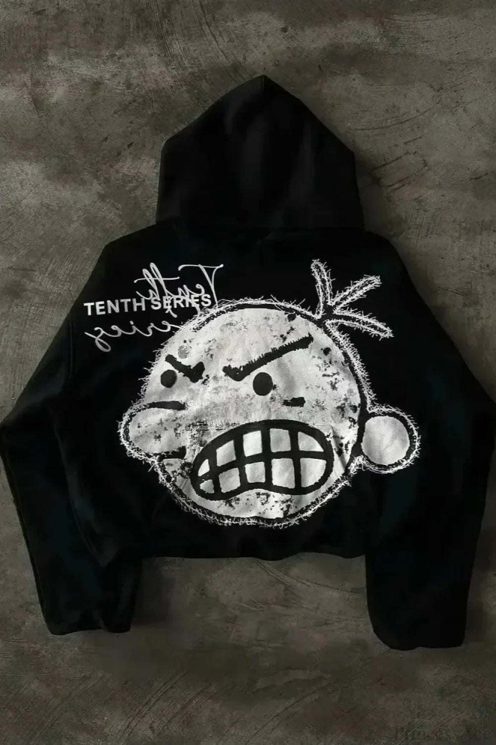 Dark Sparkling Sequin Zip Hoodie image 3