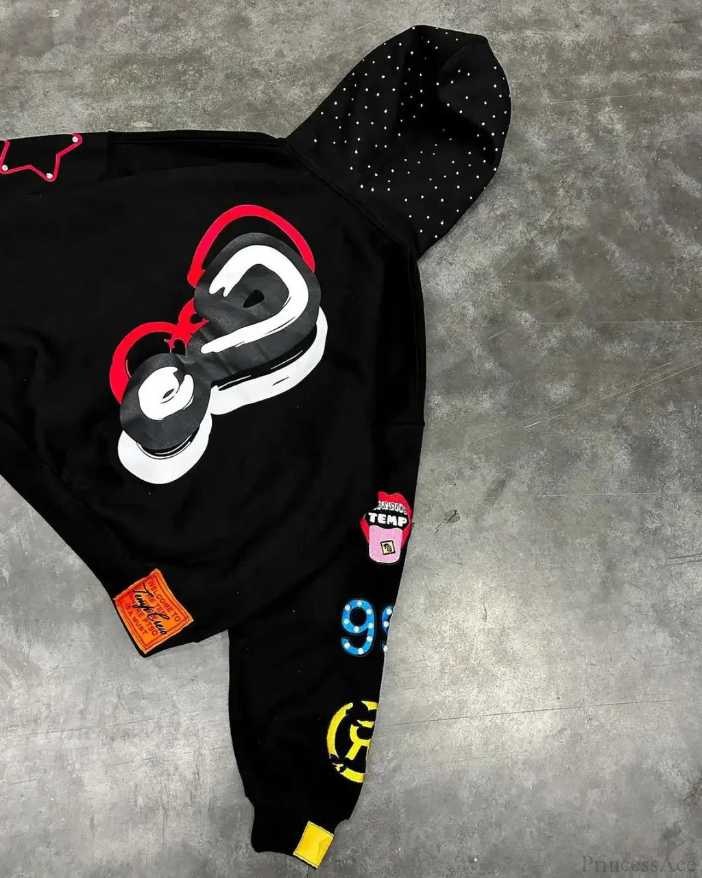 Dark Star Alphabet Zip Hoodie image 2