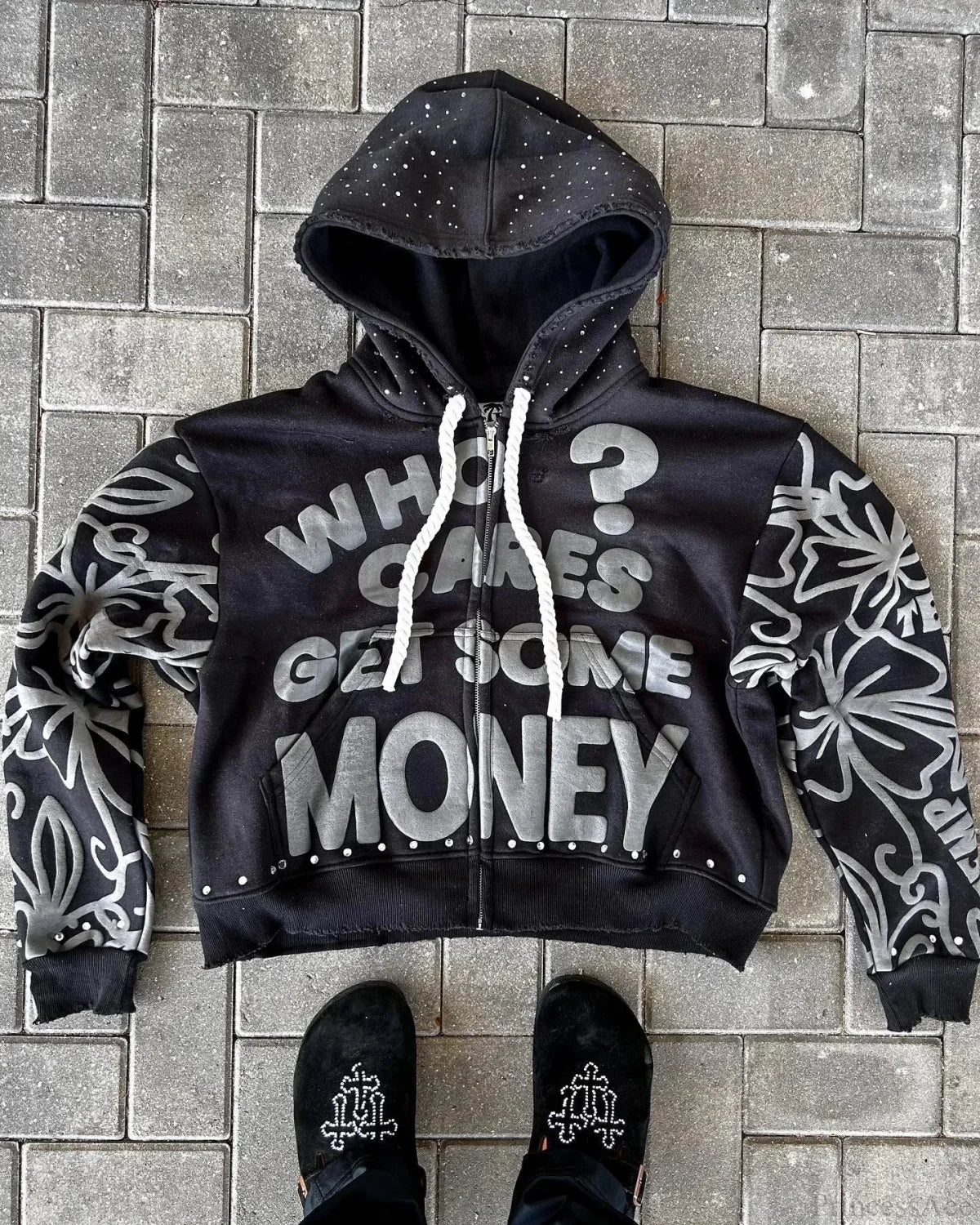 Dark Star Alphabet Zip Hoodie image 3