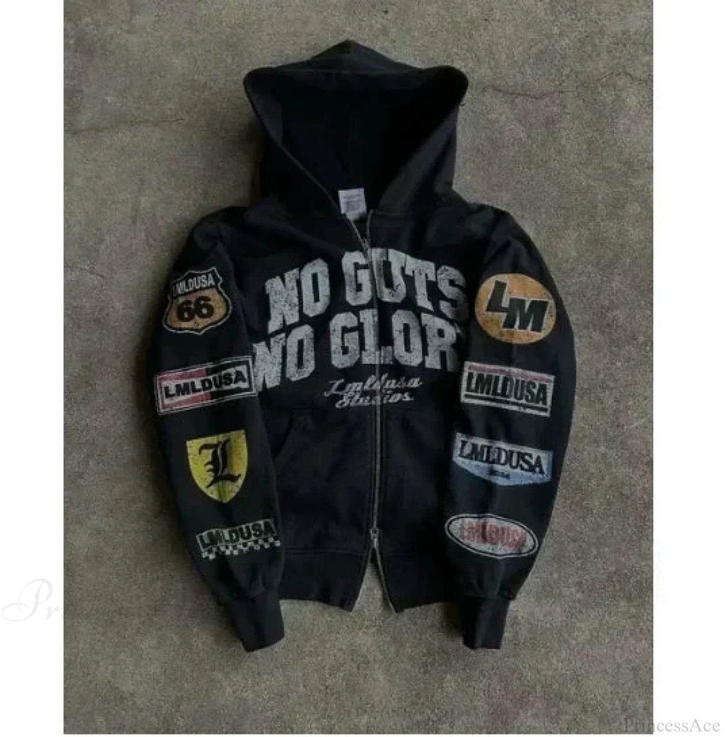 Dark Star Patch Huge Hoodie image 7