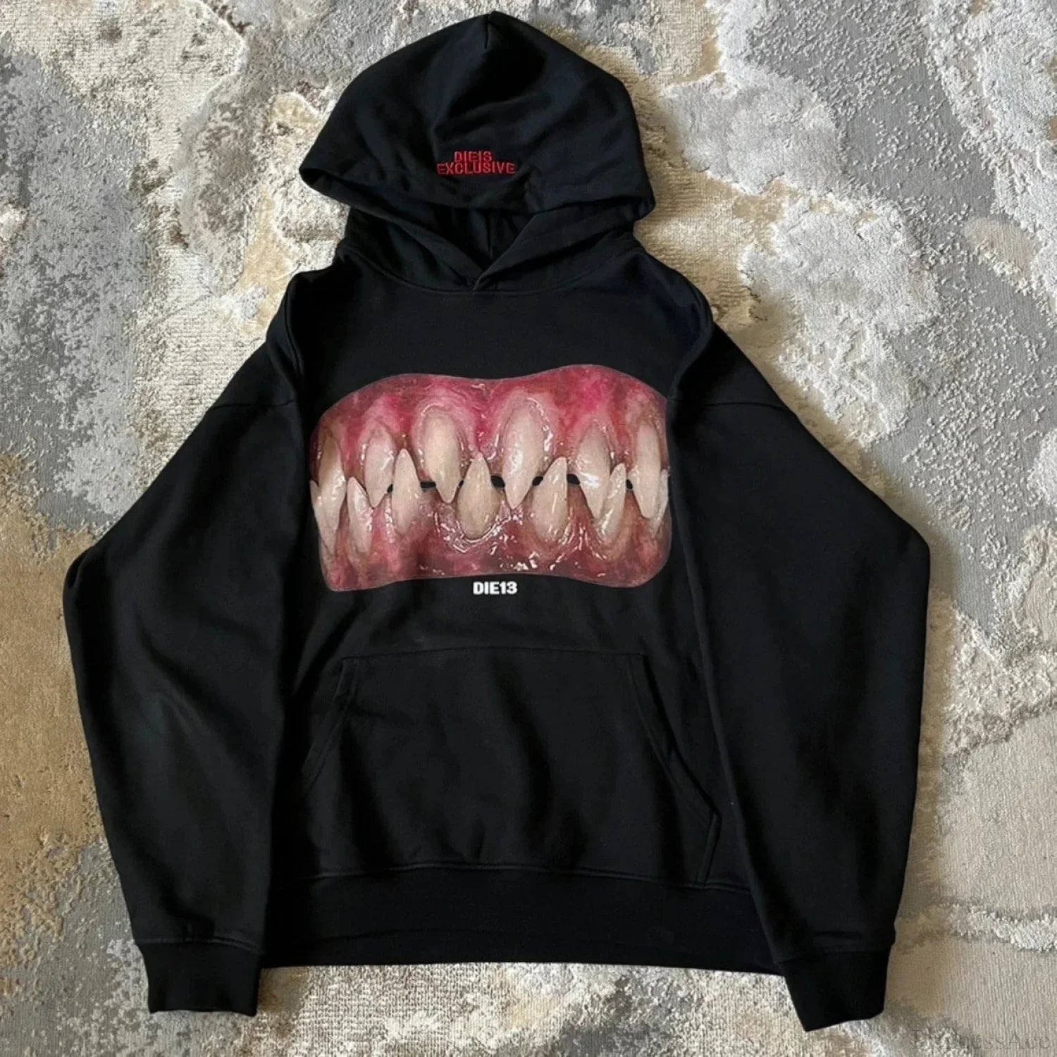 Dark Teeth Visual Pullover Hoodie image 1