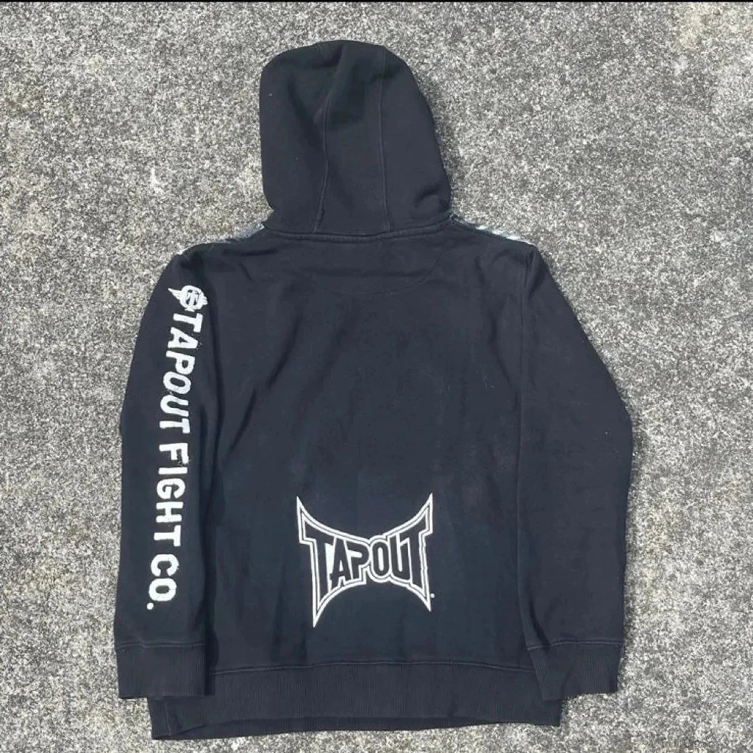 Dark Vintage Letter Print Zip Hoodie image 6