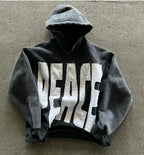 Dark Zipper Joined Vintage Hoodie image 9