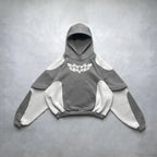Dark Zipper Joined Vintage Hoodie image 8