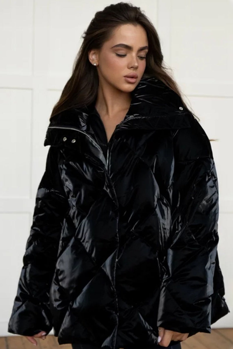 Loose Fit Quilted Cotton Jacket image 22