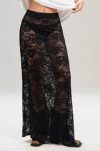 Lace High-Waist Skirt image 1