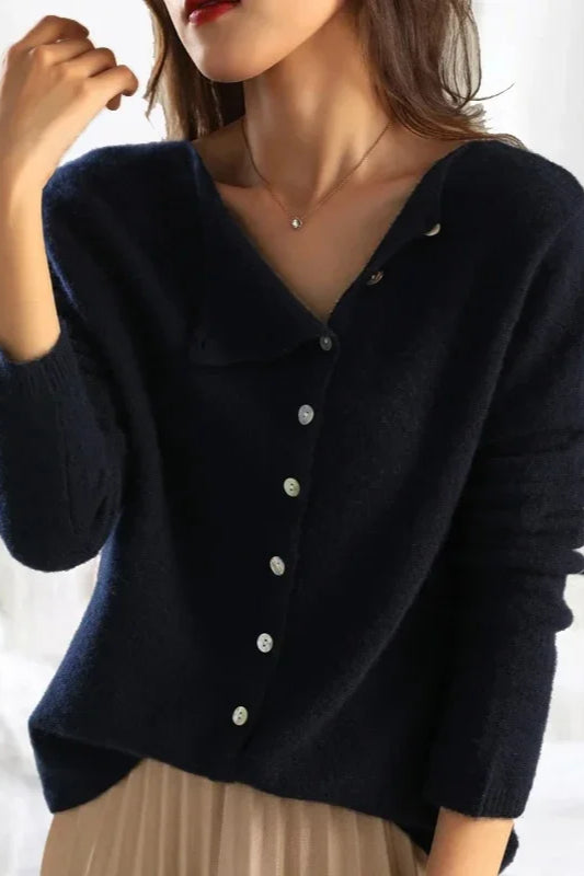 Elegant Button Knit Cardigan image 2