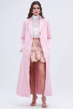 French Chic Knee-Length Overcoat image 2