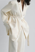 Belted Shoulder Detail Blazer image 2
