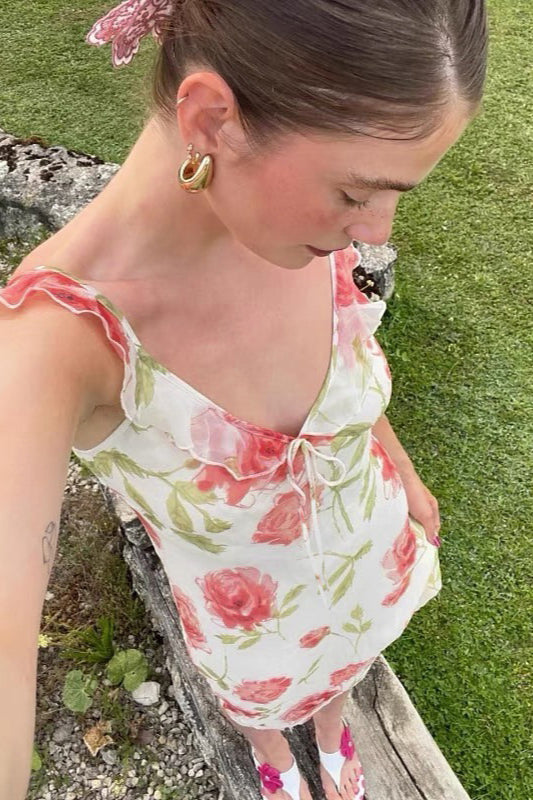 Floral Cami French Style Party Dress image 7