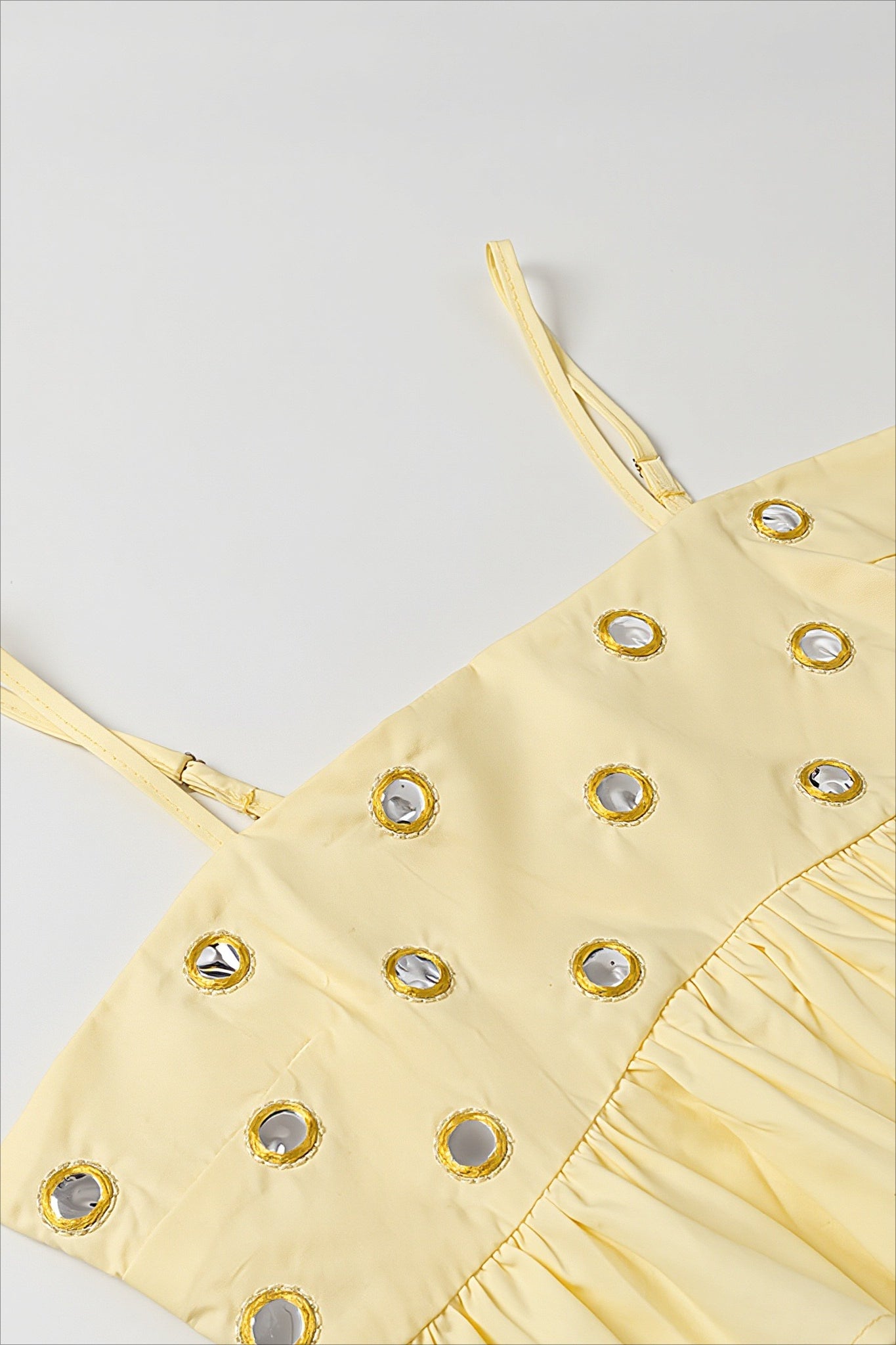 Sexy Metal Detail Ruffle Cami Skirt Sets image 8