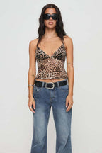 Chic Sexy Leopard Print Cami Top image 4