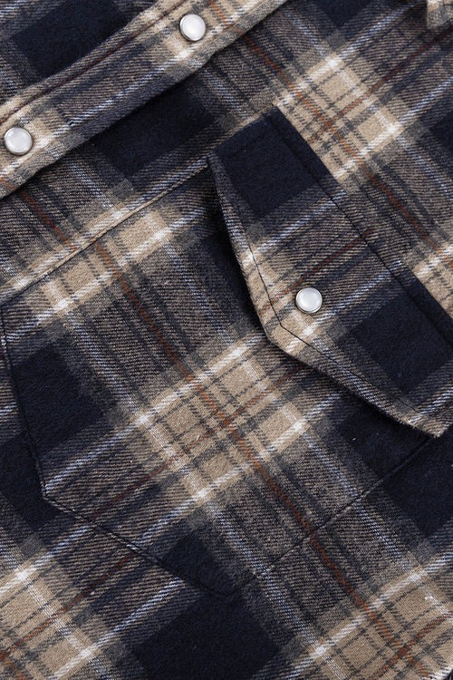 Boyfriend Style Plaid Shirt Blouse image 4