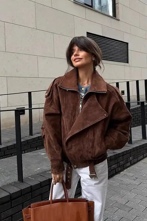 Chic Cropped Vintage Jacket image 1