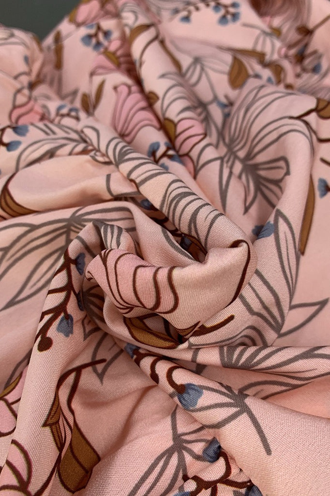 Bohemian Floral Print Maxi Dress image 4
