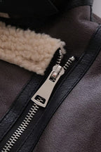 Multi-Zip Faux Shearling Longline Jacket image 11