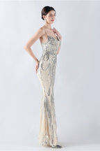 Boned Sequin Embroidered Formal Dress image 24