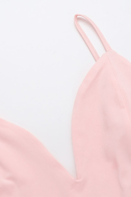 Spaghetti Strap Ruffle Party Dress image 9