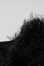 Elegant Feather One Shoulder Party Dress image 5