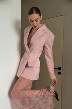 Pink Buttoned Blazer image 5