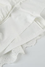 Stretchy Double Layer Lace Patchwork Skirt image 6