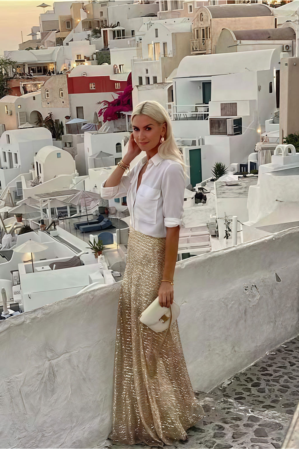 Sequins High-Waisted Maxi Skirt image 3