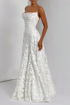 Backless Chiffon Maxi Boho Dress image 3