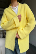 Relaxed Cozy Tie Waist Knit Cardigan image 5