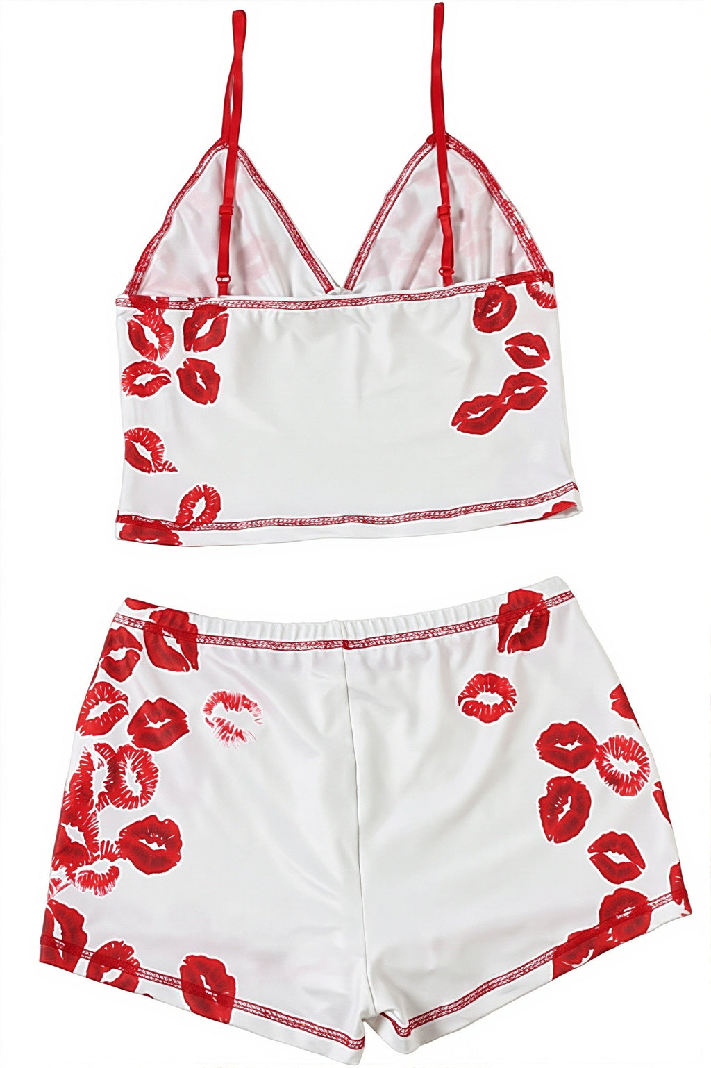 Sexy Lip Print Cami Two Piece Set image 6