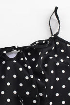 Chic Polka Dot Cami Bodycon Maxi Dress image 4