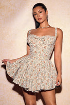 Floral Ruffled Ballet Mini Dress image 2
