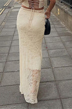 Low Rise Ruched Mermaid Skirt image 4