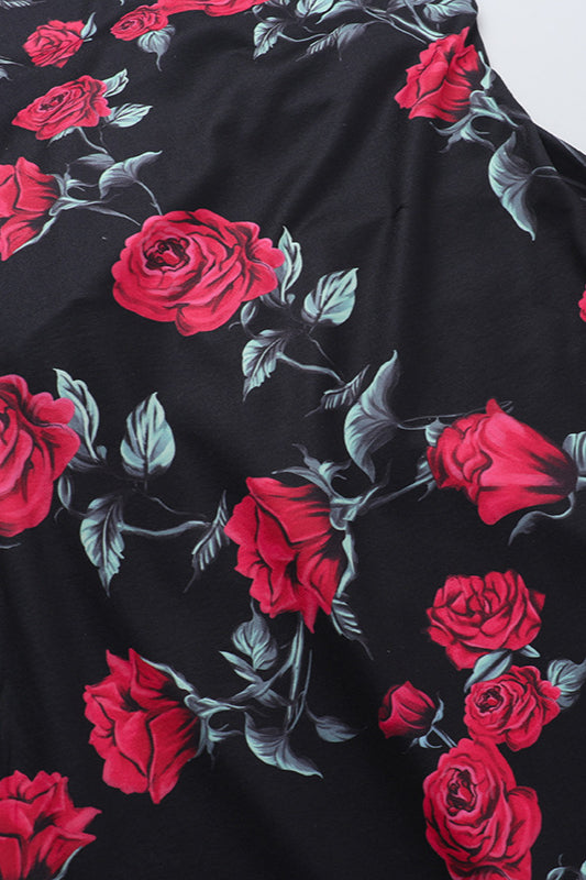 Square Neck Floral Cami Party Dress image 10