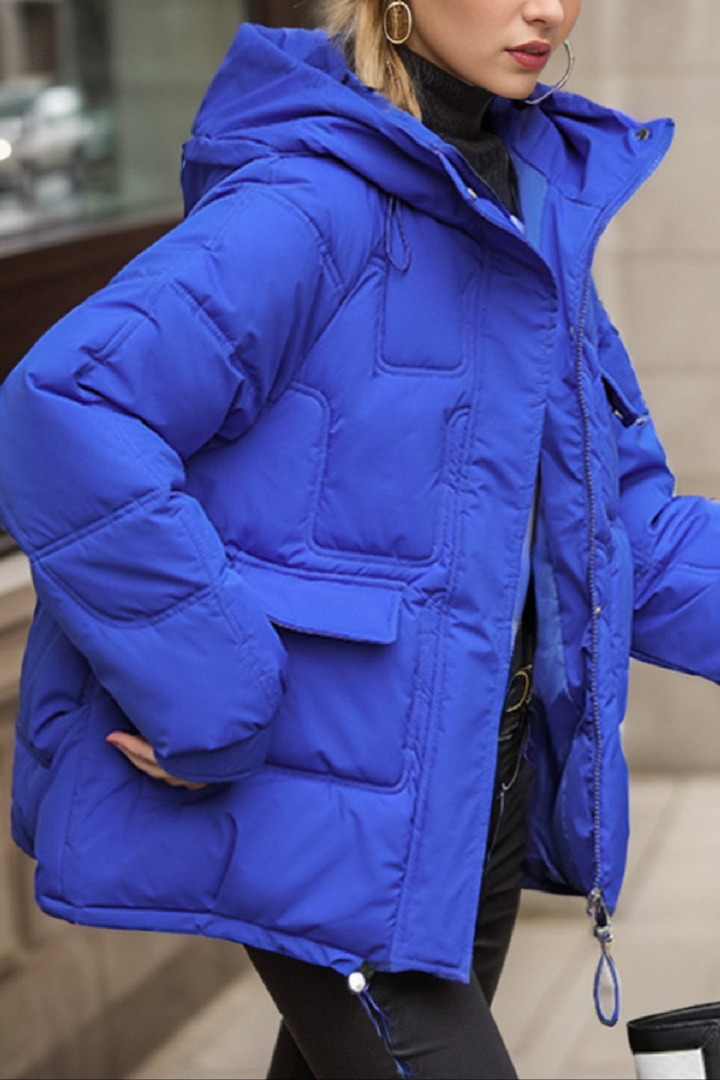 Cropped Insulated Cargo Puffer Jacket image 22