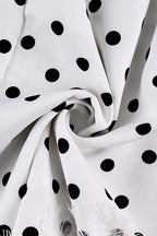 Polka Dot Lace Splice Casual Shorts image 5