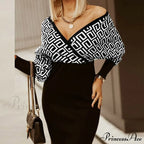 Deep - Party - V-Neck Plaid Gown Long Hip Streetwear Arm Spring Casual Autumn Gown Striped Vestidos image 10