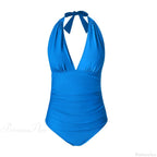 Deep V-neck Halter Backless One Piece Set image 10