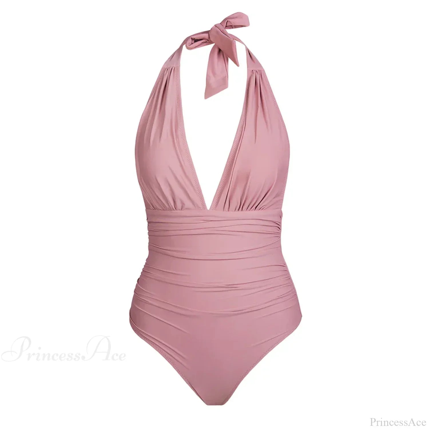 Deep V-neck Halter Backless One Piece Set image 12
