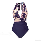 Deep V-neck Halter Backless One Piece Set image 6