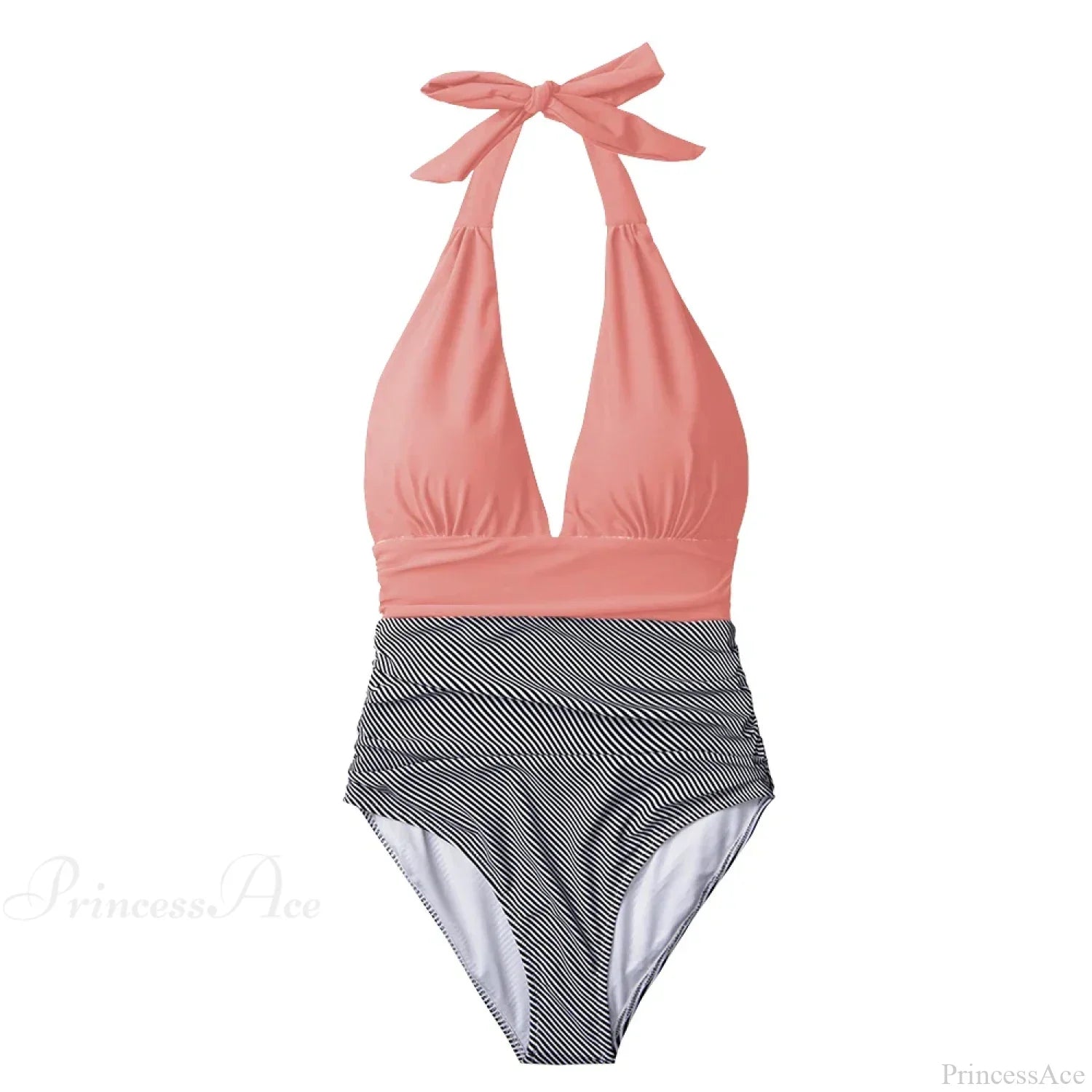 Deep V-neck Halter Backless One Piece Set image 8