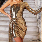Deep V-Neck Long Sleeve Bodycon Mini Dresses image 9
