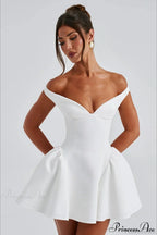 Deep V-Neck Open-Back Edgy Solid Party Dress image 4