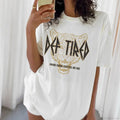 Def Tired Leopard Print Funny T-shirt image 1