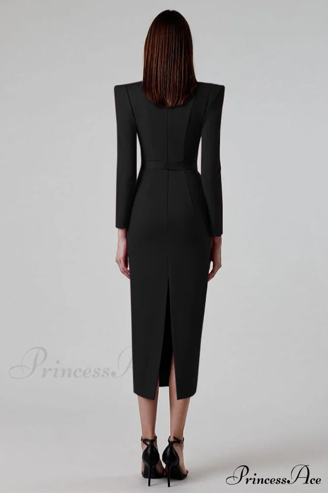 Delilah Bandage Stylish Midi Dress image 6