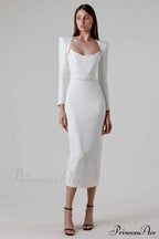 Delilah Bandage Stylish Midi Dress image 2