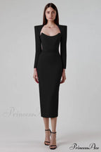 Delilah Bandage Stylish Midi Dress image 5