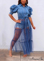 Denim Charming Tassel Shorts image 5