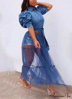 Denim Charming Tassel Shorts image 6