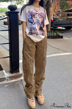 Denim Street Multi-Pocket High Waist Cargo Pants image 4