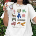 Design Chairs Printed Vintage T-shirt image 1